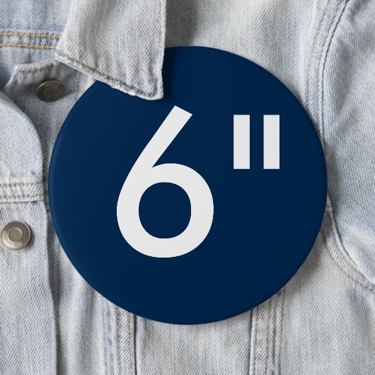 Aangepaste 6-inch kolossale Button lege Sjabloon (In situ)