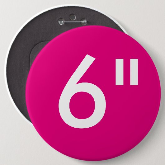 Aangepaste 6-inch kolossale Button lege Sjabloon (Voorkant /achterkant)