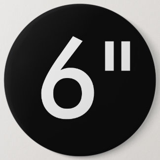 Aangepaste 6-inch kolossale Sjabloon voor ronde ba Button 6,0 Cm