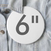 Aangepaste 6-inch kolossale Sjabloon voor ronde ba Button 6,0 Cm (In situ)