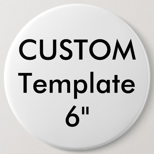 Aangepaste, 6-inch ronde Button (Voorkant)