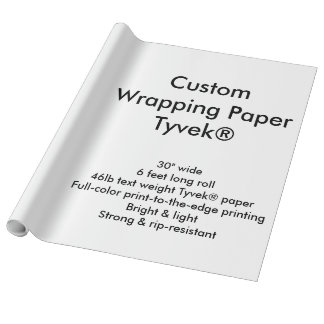 Aangepaste 6-inch Tyvek®-opvulpapierrol Cadeaupapier