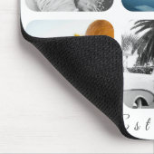 Aangepaste 6 Sjabloon Fotonaamscript Muismat (Hoek)