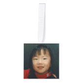 Aangepaste 6-zijdige Photo Cube Kerst Ornament (Voorkant)