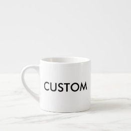 Aangepaste 6oz White Espresso Coffee Cup Kop