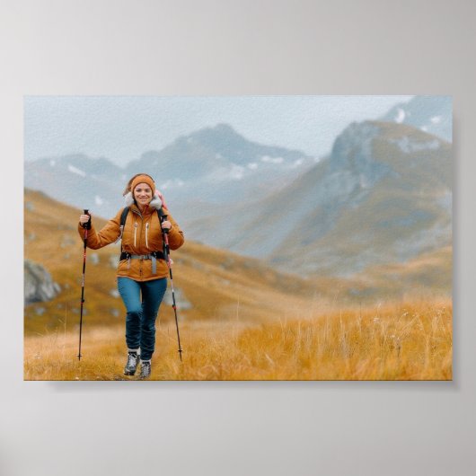 Aangepaste 6x4-fotoafdruk – Persoonlijke beeldgesc Poster (Voorkant)