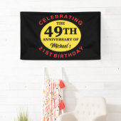 Aangepaste 70e verjaardag Humor Spandoek (Insitu)