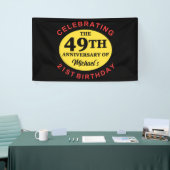 Aangepaste 70e verjaardag Humor Spandoek (Beurs)