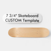 Aangepaste 7 3/4 "Wedstrijd Skateboard Deck (Horizontaal)