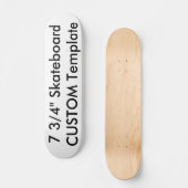 Aangepaste 7 3/4 "Wedstrijd Skateboard Deck (Voorkant)