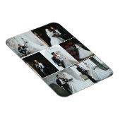 Aangepaste 7-foto bruiloft collage magneet (Rechterzijde)