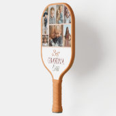 Aangepaste 7 Foto Collage Beste Oma Ooit Pickleball Paddle (Links)