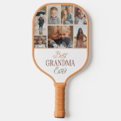 Aangepaste 7 Foto Collage Beste Oma Ooit Pickleball Paddle (Achterkant)