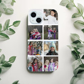 Aangepaste 7 fotocollage Case-Mate iPhone case