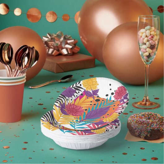 Aangepaste 7-inch papierbakken | servies voor fees papieren kommen