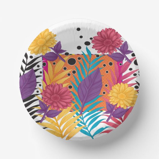 Aangepaste 7-inch papierbakken | servies voor fees papieren kommen (Voorkant)