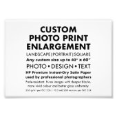 Aangepaste 7 "x5" Landschapsfoto Uitbreiding Print Foto Afdruk (Voorkant)