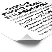 Aangepaste 7 "x5" Landschapsfoto Uitbreiding Print Foto Afdruk (Hoek)