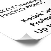 Aangepaste 7 x 5-inch professionele foto's Prints Foto Afdruk (Hoek)