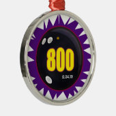 Aangepaste 800-reeks in Bowling, Metalen Ornament (Rechts)