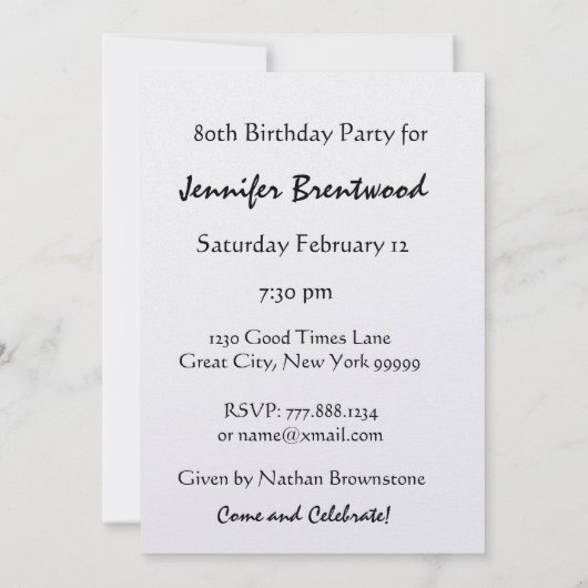 Aangepaste 80e dag-dag-feestdag roze kaarsen kaart (Achterkant)