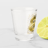 Aangepaste 80e verjaardag shot glas (Links)