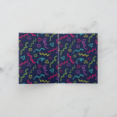 Aangepaste 80s 90s Retro Neon Verjaardagsfeestje  (Binnen)