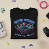 Aangepaste 80's Retro Arcade Gamer T-shirt