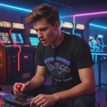 Aangepaste 80's Retro Arcade Gamer