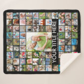 Aangepaste 81-fotokleuren voor kleurenweergave sherpa deken (Voorkant (horizontaal))