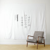 Aangepaste 88" x 104" wandtapijt wandkleed (In Situ (horizontaal))