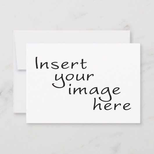 Aangepaste 8,9x14 cm RSVP kaart (Voorkant)