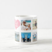 Aangepaste 8 foto Beste Dochter Collage Koffiemok (Center)