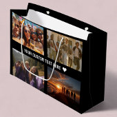 Aangepaste 8-foto cadeauverpakking groot cadeauzakje
