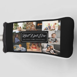 Aangepaste 8 foto collage beste vader ooit golfheadcover