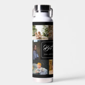 Aangepaste 8 foto collage beste vader ooit waterfl waterfles (Voorkant)