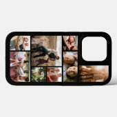 Aangepaste 8 foto collage Case-Mate iPhone case (Achterkant (horizontaal))