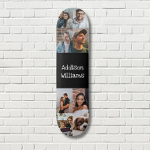 Aangepaste 8 Foto collage Gepersonaliseerde naam Z