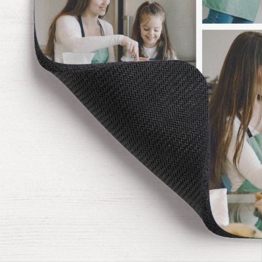 Aangepaste 8 foto Mousepad Muismat (Hoek)