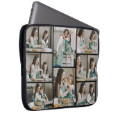 Aangepaste 8 Fotocollage Elektronica Bag Laptop Sleeve (Voorkant Rechts)