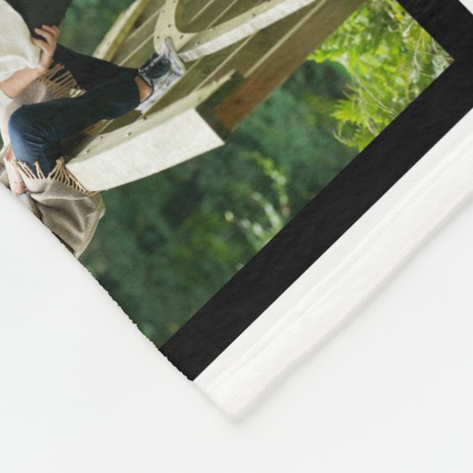 Aangepaste 8 fotocollage fleece deken (Hoek)