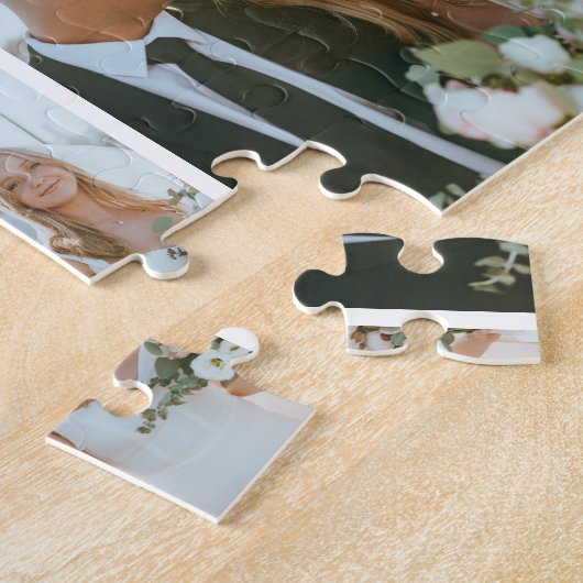 Aangepaste 8-fotogalerij aangepaste afbeelding - P Legpuzzel (Zijkant)