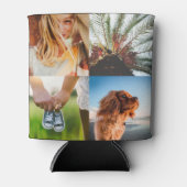 Aangepaste 8-fotosjabloon met dubbelzijdig bericht blikjeskoeler (Voorkant)