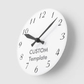 Aangepaste 8-inch WINDWandklokkegelaar Ronde Klok (Hoek)