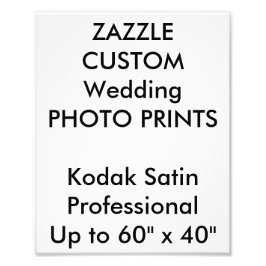 Aangepaste 8-inch x 10-inch professionele Prints v Foto Afdruk