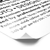 Aangepaste 8 "x10" Portret Fotovergroting Print Foto Afdruk (Hoek)