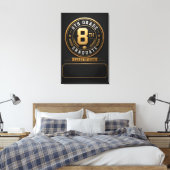 Aangepaste 8e klas afgestudeerde klas van 2026 canvas afdruk (Insitu (Slaapkamer))