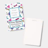 Aangepaste 90s-badge voor vormen badge (Voor- en achterkant)