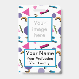 Aangepaste 90s-badge voor vormen badge