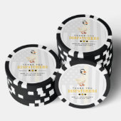Aangepaste 911-dispatchgans met headset Bedankt Poker Chips (Opstapeling)